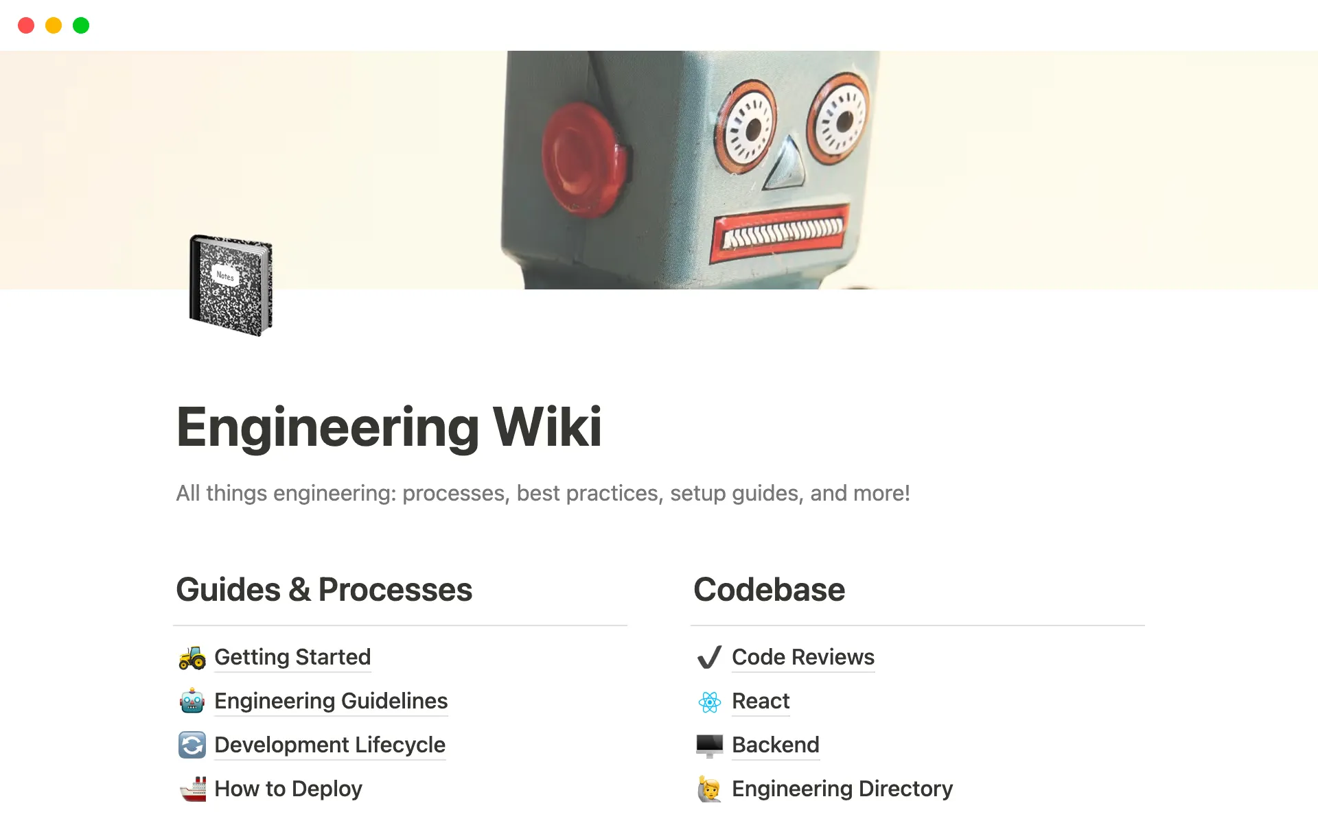 Team wiki